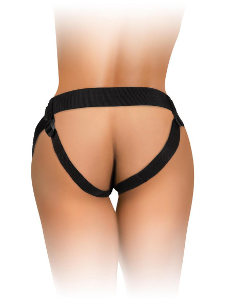 KING COCK ELITE BEGINNERS BODY DOCK STRAP-ON HARNESS BLACK