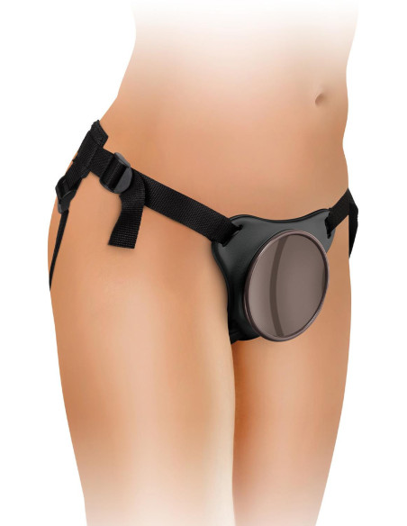 KING COCK ELITE COMFY SILICONE BODY DOCK KIT BLACK