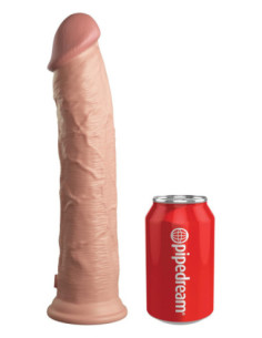 KING COCK ELITE 11 INCH DUAL DENSITY SILICONE COCK LIGHT