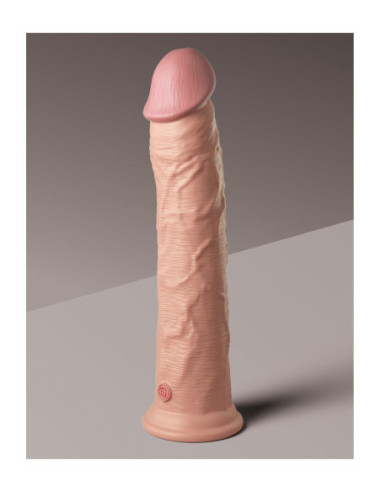 KING COCK ELITE 11 INCH DUAL DENSITY SILICONE COCK LIGHT