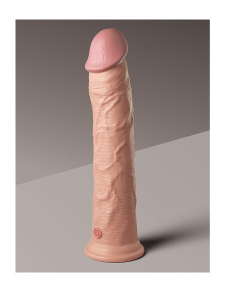 KING COCK ELITE 11 INCH DUAL DENSITY SILICONE COCK LIGHT