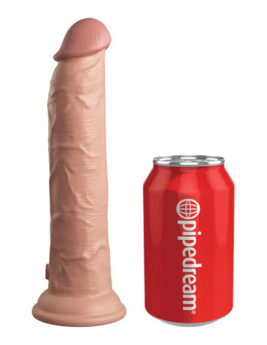 KING COCK ELITE 9 INCH DUAL DENSITY SILICONE COCK LIGHT
