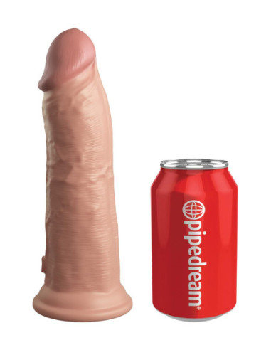 KING COCK ELITE 8 INCH DUAL DENSITY SILICONE COCK LIGHT