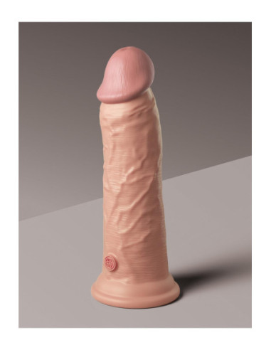 KING COCK ELITE 8 INCH DUAL DENSITY SILICONE COCK LIGHT