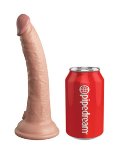KING COCK ELITE 7 INCH DUAL DENSITY SILICONE COCK LIGHT