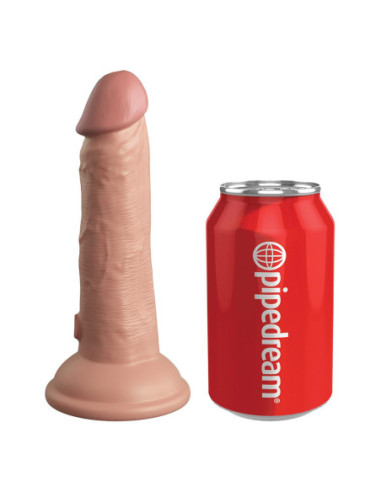 KING COCK ELITE 6 INCH DUAL DENSITY SILICONE COCK LIGHT