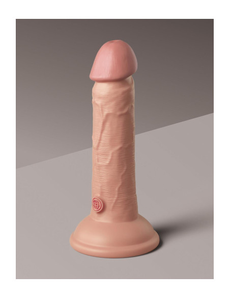 KING COCK ELITE 6 INCH DUAL DENSITY SILICONE COCK LIGHT