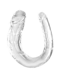 KING COCK CLEAR MEDIUM DOUBLE TROUBLE CLEAR