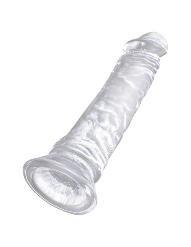 KING COCK CLEAR 8 INCH CLEAR