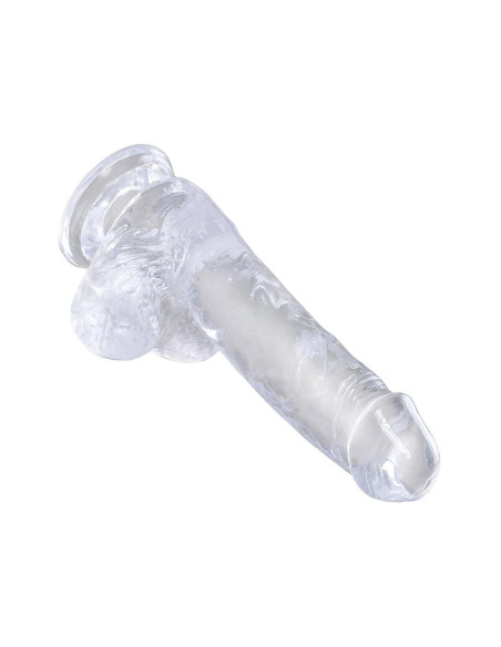KING COCK CLEAR 6 INCH COCK WITH BALLS CLEAR
