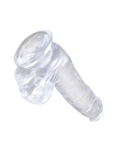 KING COCK CLEAR 6 INCH COCK WITH BALLS CLEAR