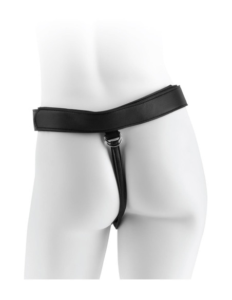 KING COCK 7 INCH UNCUT WITH STRAP ON HARNESS LIGHT