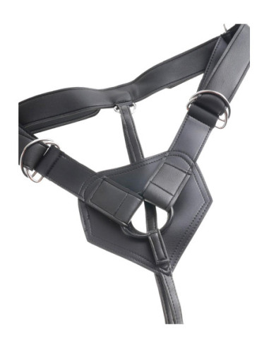 KING COCK STRAP ON HARNESS WITH 8 INCH COCK LIGHT