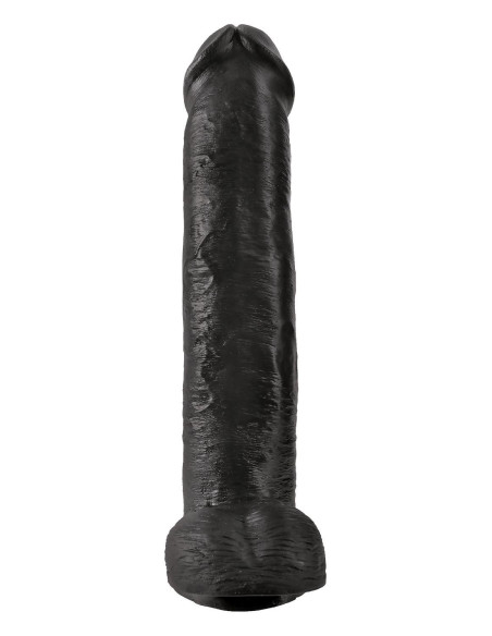 KING COCK 15 INCH COCK WITH BALLS BLACK