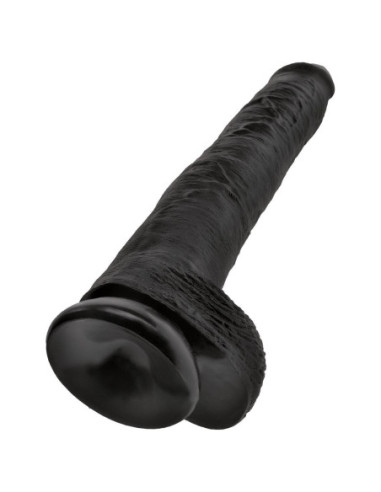 KING COCK 14 INCH COCK WITH BALLS BLACK