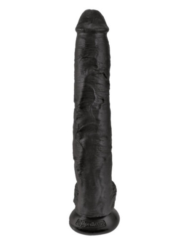 KING COCK 14 INCH COCK WITH BALLS BLACK