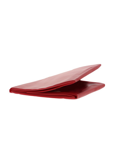 VINYL BED SHEET RED 158x227CM