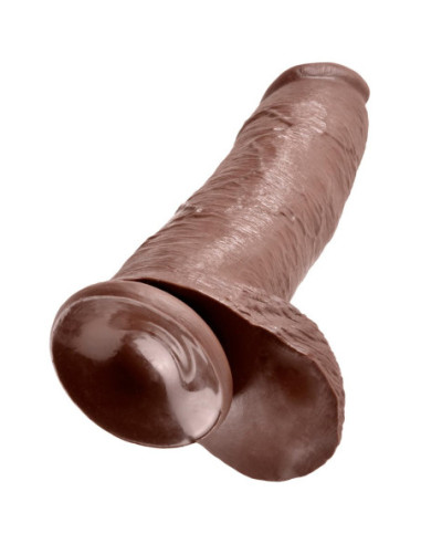 KING COCK 12 INCH COCK WITH BALLS BROWN