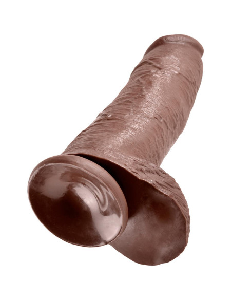 KING COCK 12 INCH COCK WITH BALLS BROWN