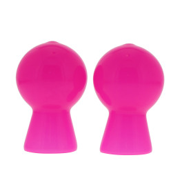 NIPPLE SUCKER PAIR IN SHINY PINK