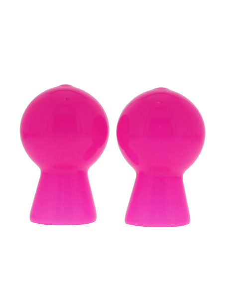 NIPPLE SUCKER PAIR IN SHINY PINK