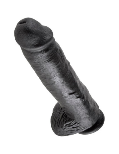 KING COCK 11 INCH COCK WITH BALLS BLACK