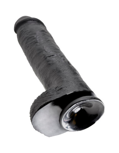KING COCK 11 INCH COCK WITH BALLS BLACK