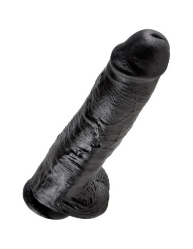 KING COCK 11 INCH COCK WITH BALLS BLACK