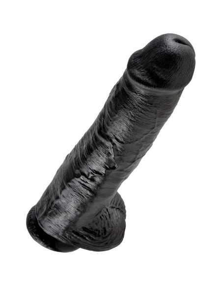 KING COCK 11 INCH COCK WITH BALLS BLACK