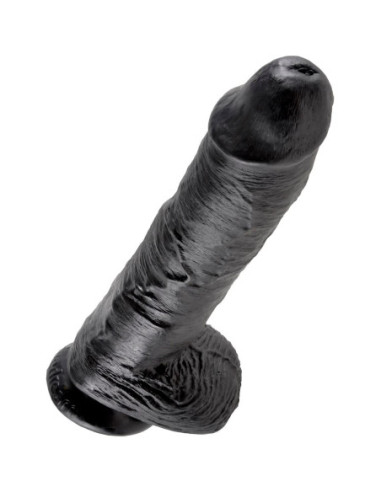 KING COCK 10 INCH COCK WITH BALLS BLACK