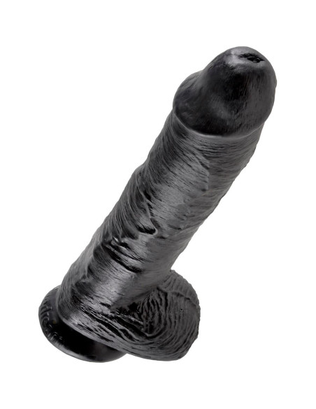 KING COCK 10 INCH COCK WITH BALLS BLACK