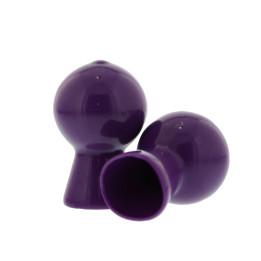NIPPLE SUCKER PAIR IN SHINY PURPLE