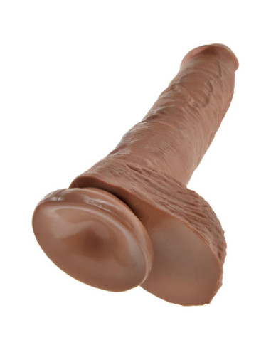 KING COCK 10 INCH COCK WITH BALLS TAN