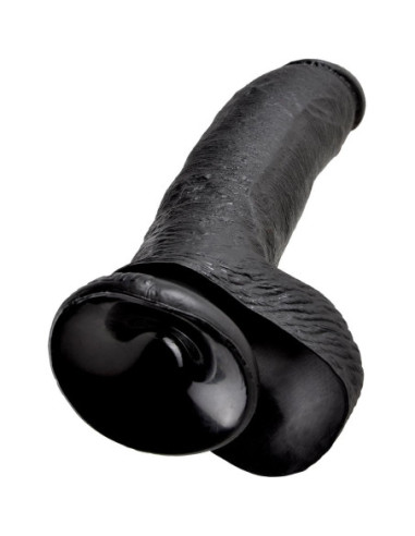 KING COCK 9 INCH COCK WITH BALLS BLACK