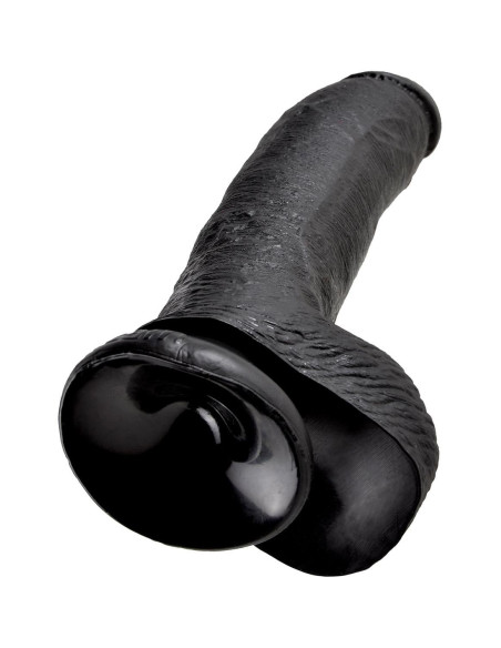 KING COCK 9 INCH COCK WITH BALLS BLACK