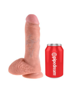 KING COCK 8 INCH COCK WITH BALLS LIGHT