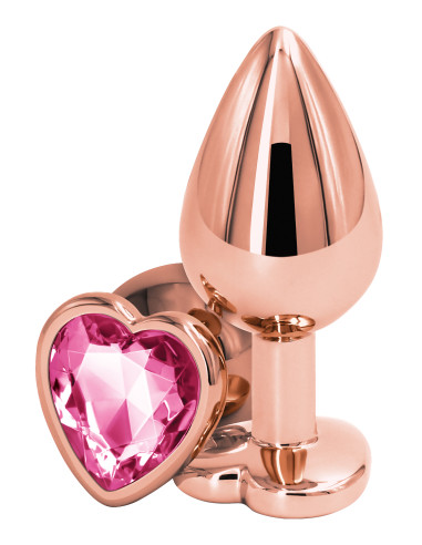 REAR ASSETS ROSE GOLD HEART M PINK