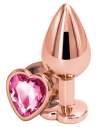 REAR ASSETS ROSE GOLD HEART M PINK