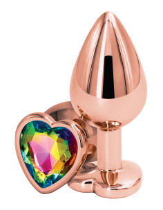 REAR ASSETS ROSE GOLD HEART M RAINBOW