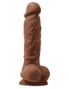 COLOURS PLEASURES VIBE 5 INCH DILDO BROWN