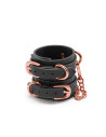 BONDAGE COUTURE WRIST CUFFS BLACK