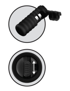 FETISH FANTASY SERIES LIMITED EDITION VIBRATING SILICONE NIPPLE LASSOS BLACK 2