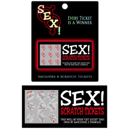 SEX! SCRATCH TICKETS