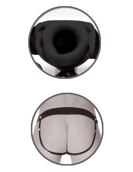 FETISH FANTASY SERIES LIMITED EDITION HOLLOW STRAP-ON BLACK