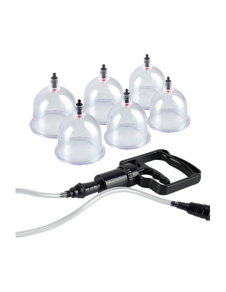 FETISH FANTASY SERIES BEGINNERS 6PC. CUPPING SET CLEAR