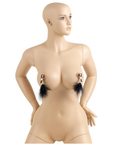 VIRGITE NIPPLE CLAMPS WITH FEATHERS