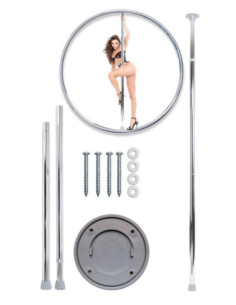 FETISH FANTASY SERIES FANTASY DANCE POLE SILVER