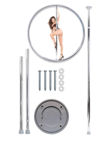 FETISH FANTASY SERIES FANTASY DANCE POLE SILVER
