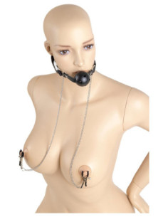 VIRGITE NIPPLE CLAMPS WITH MOUTH GAG 2