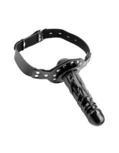 FETISH FANTASY SERIES DELUXE BALL GAG WITH DILDO BLACK 2